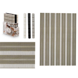 TABLEMAT 30X45CM OPENWORK ASSORT 3 NEUTRAL COL