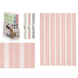 TABLEMAT 30X45CM OPENWORK ASSORT 3 PASTEL COL