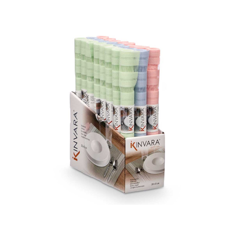 INDIVIDUAL 30X45CM SORT 3 CORES CLARAS