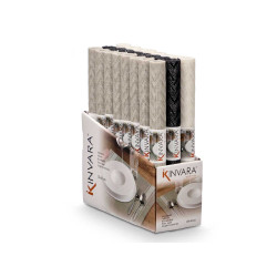 INDIVIDUAL 30X45CM ZIG ZAG SORT 3 CORES NEUTRAS