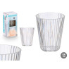 BICCHIERE RIGHE TRASPARENTE 300 ML