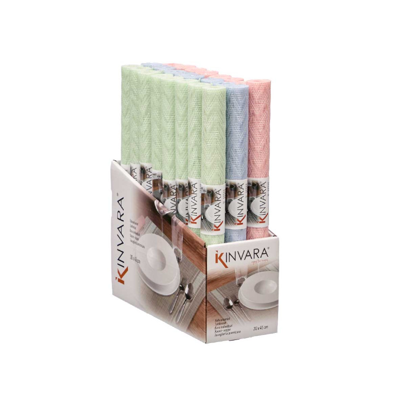 INDIVIDUAL 30X45CM ZIG ZAG SORT 3 CORES CLARAS