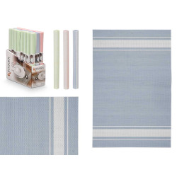 INDIVIDUAL 30X45CM RISCAS SORT 3 CORES CLARAS