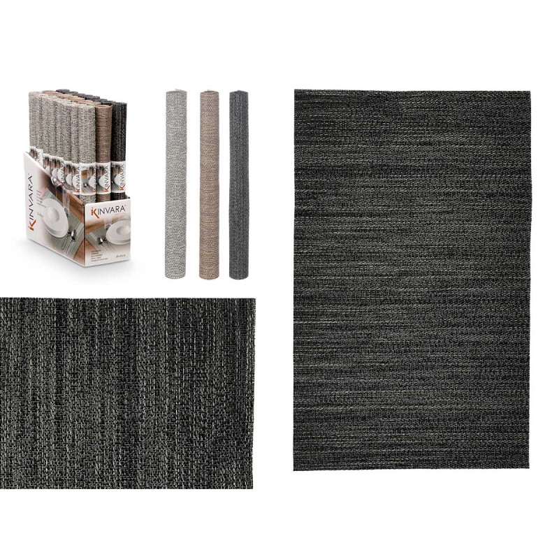 TABLEMAT 30X45CM DENSE ASSORT 3 NEUTRAL COL