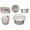 SET 10 MOLDES FLAN ALUMINIO REDONDO