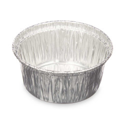 SET OF 10 ROUND ALUM MOULDS FOR DESSERT