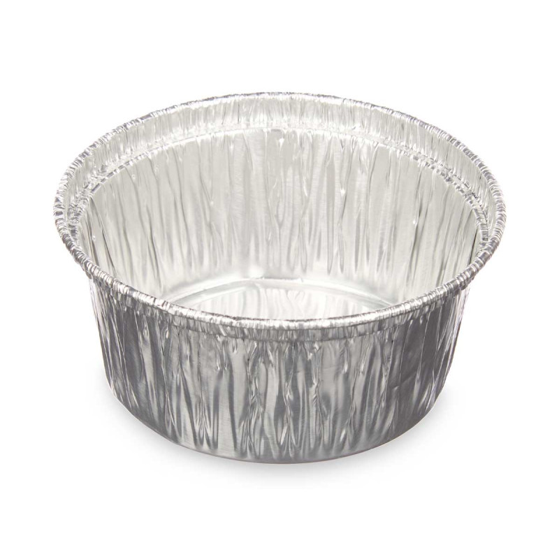SET OF 10 ROUND ALUM MOULDS FOR DESSERT