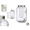 8000ML JAR WITH COOLER SILVER 