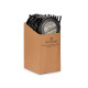 SGABELLO PIEGHEVOLE PVC GAMBE NERO OPACO QUALITY