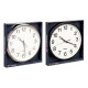 RELOJ REDONDO 38CM PLATA NEGRO SURT