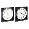 OROLOGIO ROTONDO 38CM ARGENTO NERO ASSORT