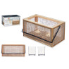 SUPORTE VELAS RATTAN