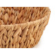 HIGH ROUND STRAW CENTERPIECE DISH W HANDLE