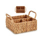 RECTANGULAR STRAW ORGANIZER WITH 3 HOLES