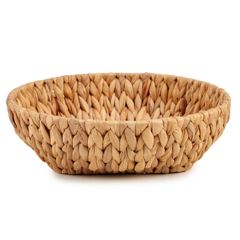 CENTRE DE TABLE ROND EN PAILLE SANS ANSE