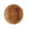 CENTRE DE TABLE ROND EN PAILLE SANS ANSE