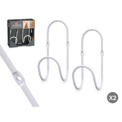 SET 2 HANGERS WHITE RING