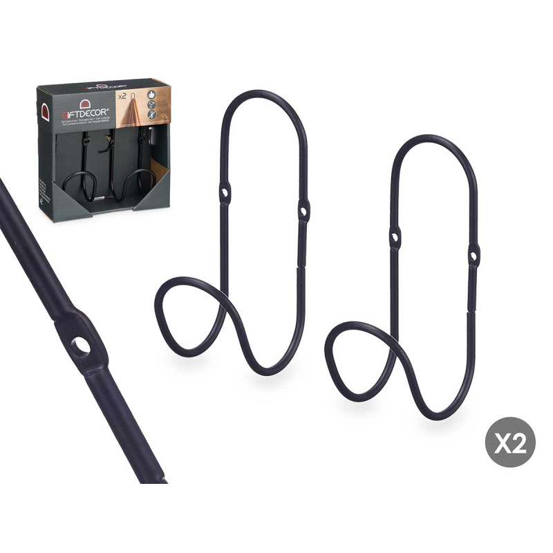 SET 2 APPENDINI CERCHIO NERO
