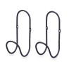 SET 2 PERCHAS ARO NEGRO