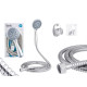 SOFFIONE DOCCIA ROT DIFFUS E TUBO FLESSIBILE 2M