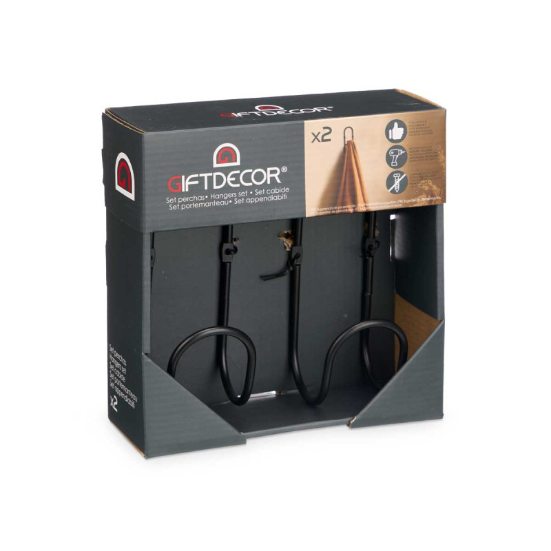 SET 2 APPENDINI CERCHIO NERO