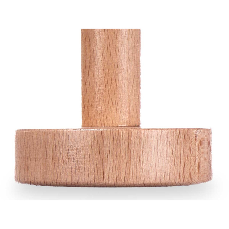SET 2 APPENDINI LEGNO COLOR NATURALE