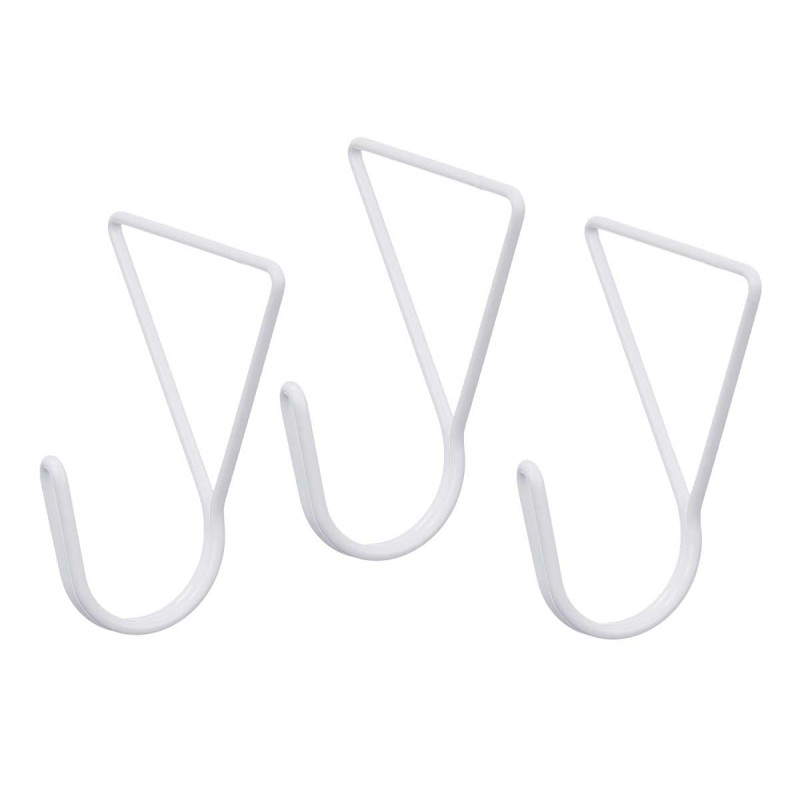 SET 3 PERCHA TRIANGULO BLANCO