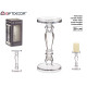 CANDELABRO CRISTAL ANILLO M 28CM