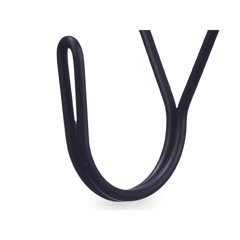 SET 3 HANGERS BLACK TRIANGLE