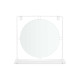 WALL MIRROR WITH SHELF WHITE