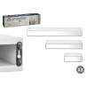 TRÊS PRATELEIRAS COM ESPELHO 15 30 45 CM BRANCO