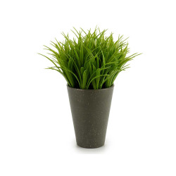 PLANTE POT DE FLEURS GRIS OBSCUR