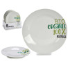 PRATO SOBREMESA PORCELANA 19CM ORGANIC