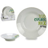 SOUP PLATE PORCELAIN 20,6CM ORGANIC