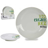 PLATO LLANO PORCELANA 24,4CM ORGANIC
