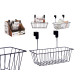 BLACK METAL HANGER W/BASKET