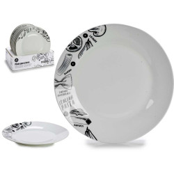 ASSIETTE PLATE PORCELAINE 24,4 CM