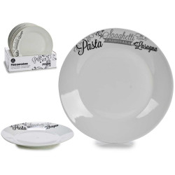 FLAT PLATE PORCELAIN 24,4 CM