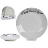 PLATO LLANO PORCELANA 24,4 CM