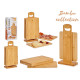 SET 6 TABLAS BAMBU CON SOPORTE