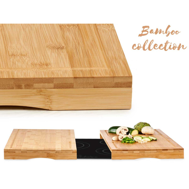 SET 2 PLANCHES BAMBOU VITRO CUISINE 28CM 