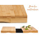 SET 2 PLANCHES BAMBOU VITRO CUISINE 28CM 