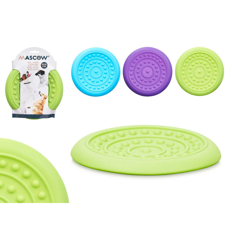 DISCO MASCOTA SILICONA PEQ SURT 3