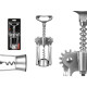 CHROME-PLATED COLOUR CORKSCREW 217GR