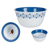 BLUE PLASTIC BOWL 19CM TOSCA 