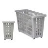 ORGANISATEUR PLASTIQUE ARMOIRE AVEC ROUES GRIS