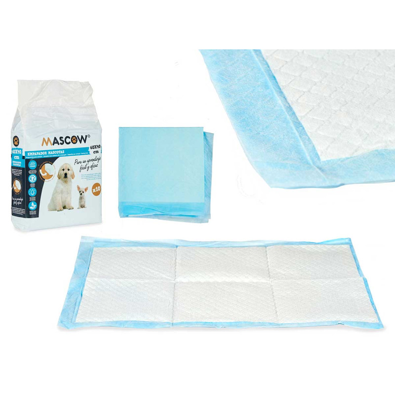 10 PIECES 40X60CM TRAINING PAD WITH ADHESIVE