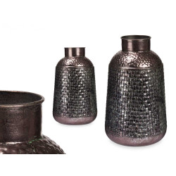VASO RILIEVO LARGO ARGENTO ANTICO