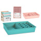 ORGANIZZ CASSETTO 16 SPAZI ASS 2 COL ROSA-VERDE