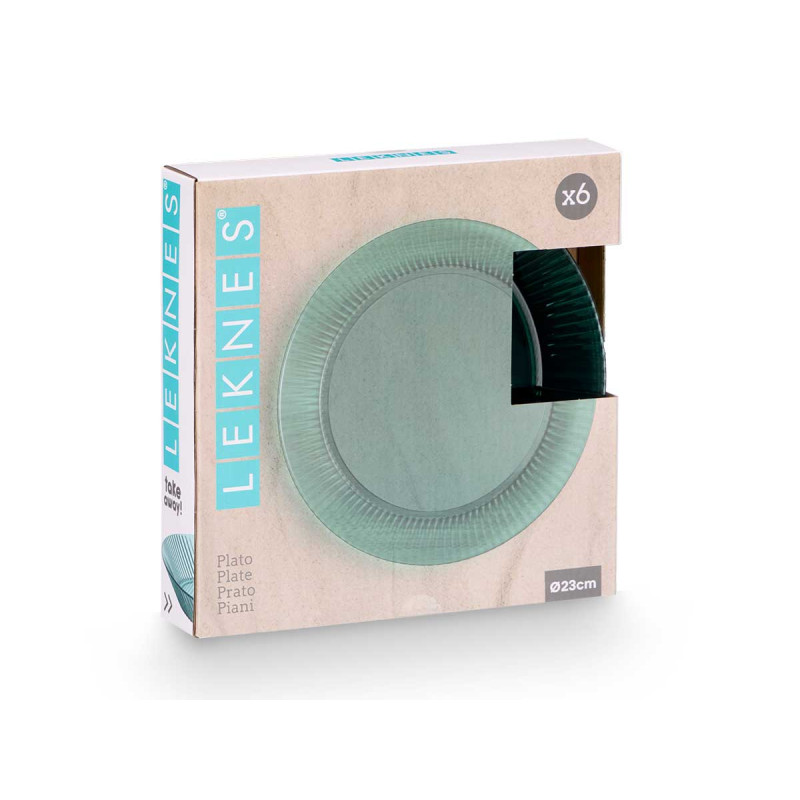 PRATO VERDE RISCAS 23CM DIAM